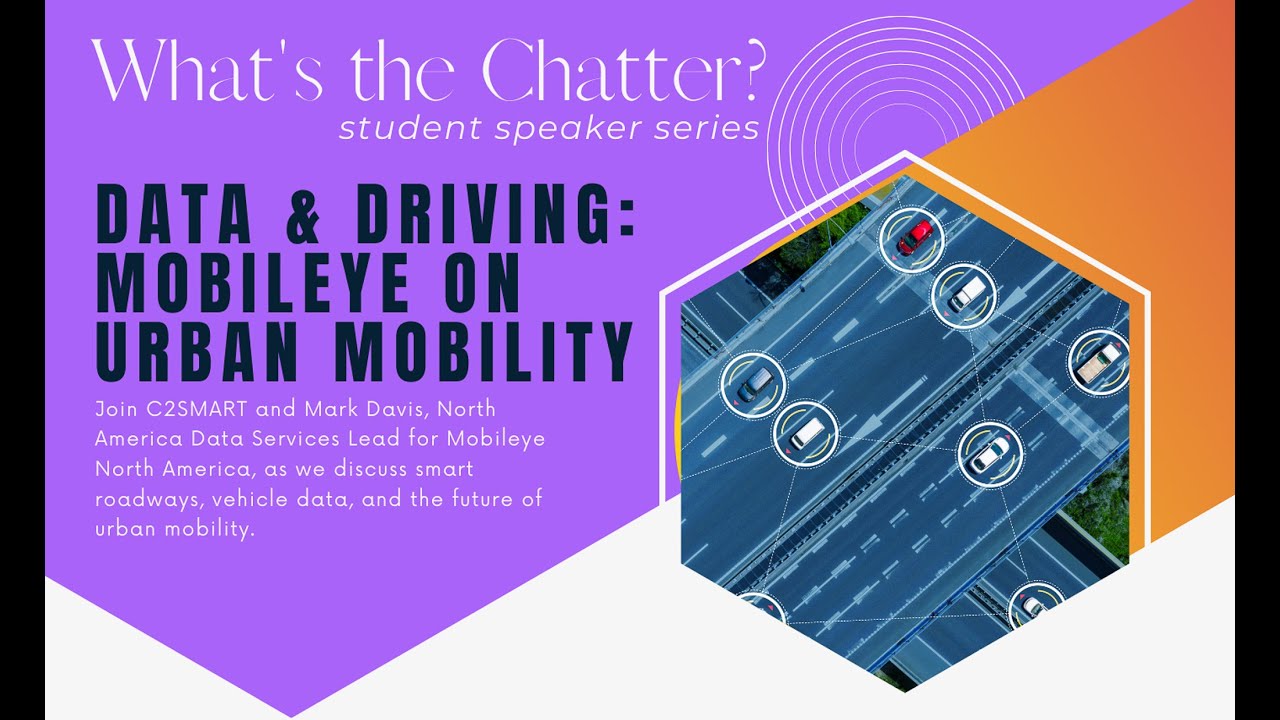 Data & Driving: Mobileye on Urban Mobility