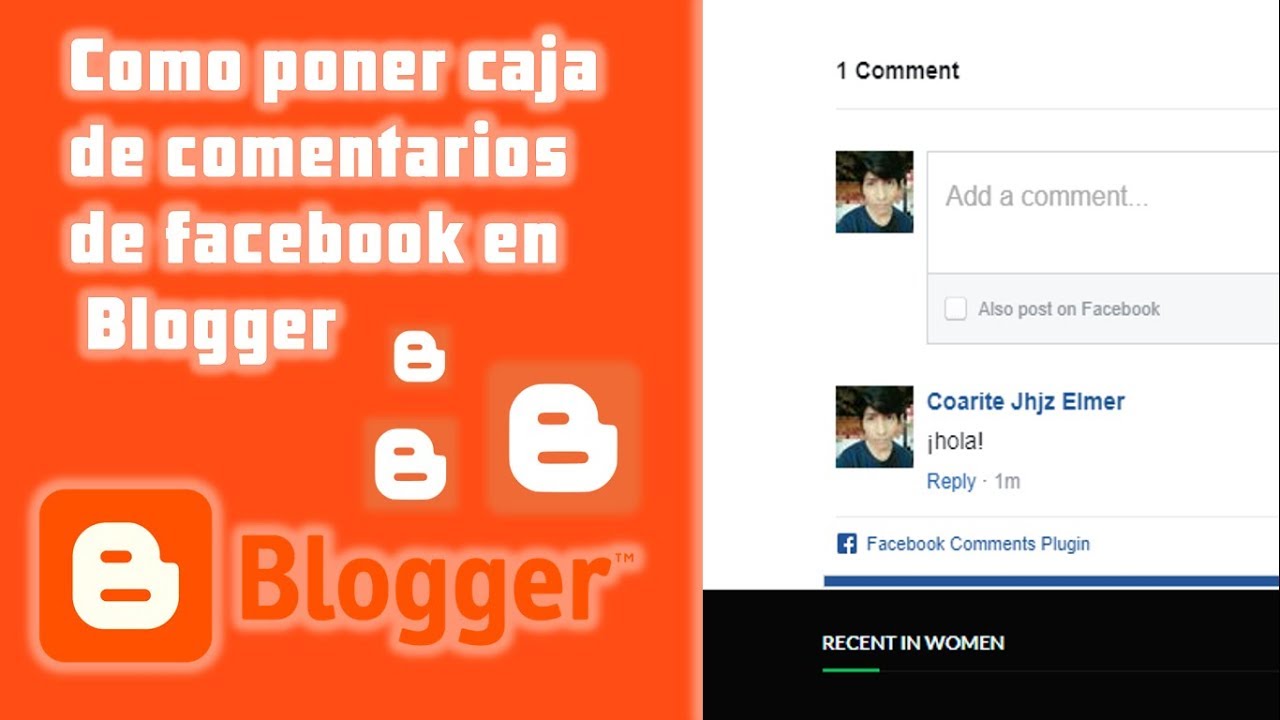 Como poner caja de comentarios de facebook en Blogger ✔️
