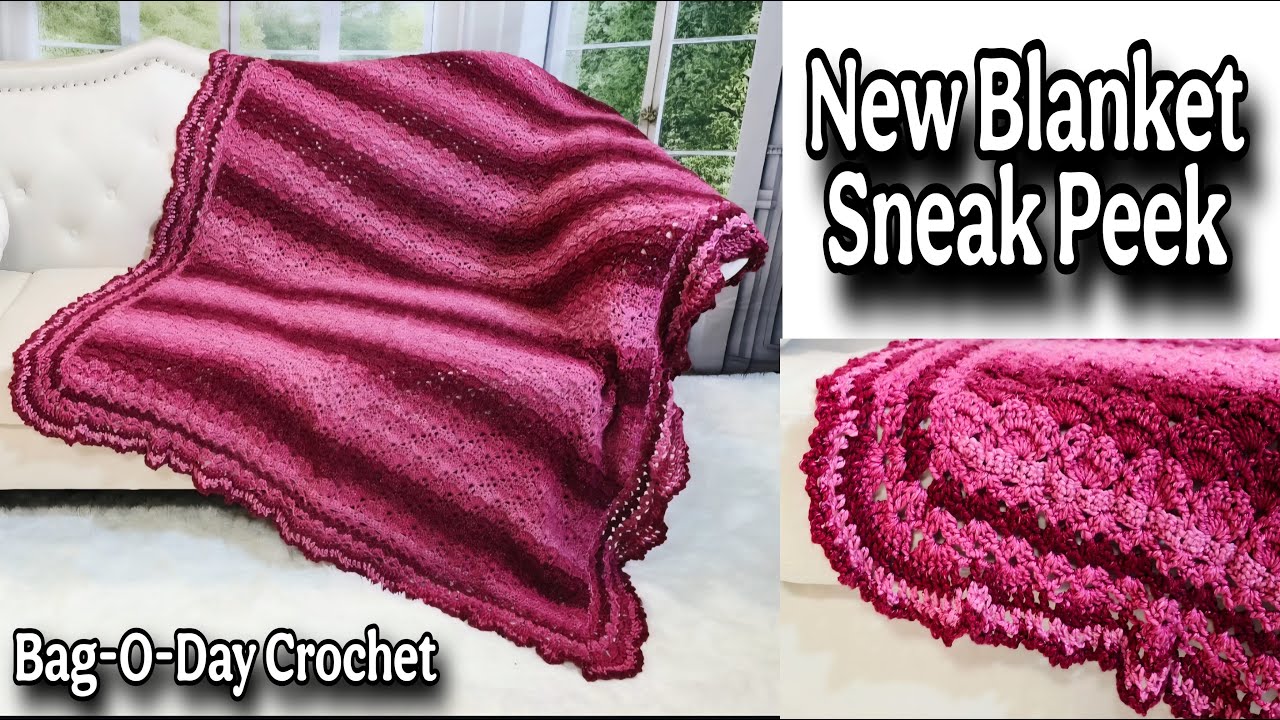 New Crochet Blanket Sneak Peek, Yarn Haul + Epic Vlog Adventure!