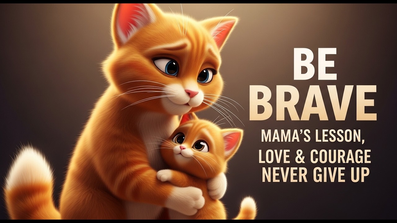 Mama Cat’s Big Lesson for Her Baby 🐾  A Heartwarming Story About Courage