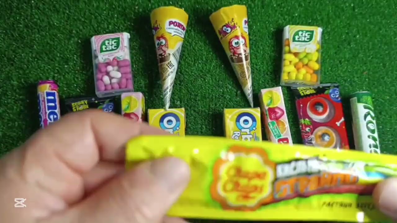 ASMR  tic tac orbit mentos chupa cups rondon 