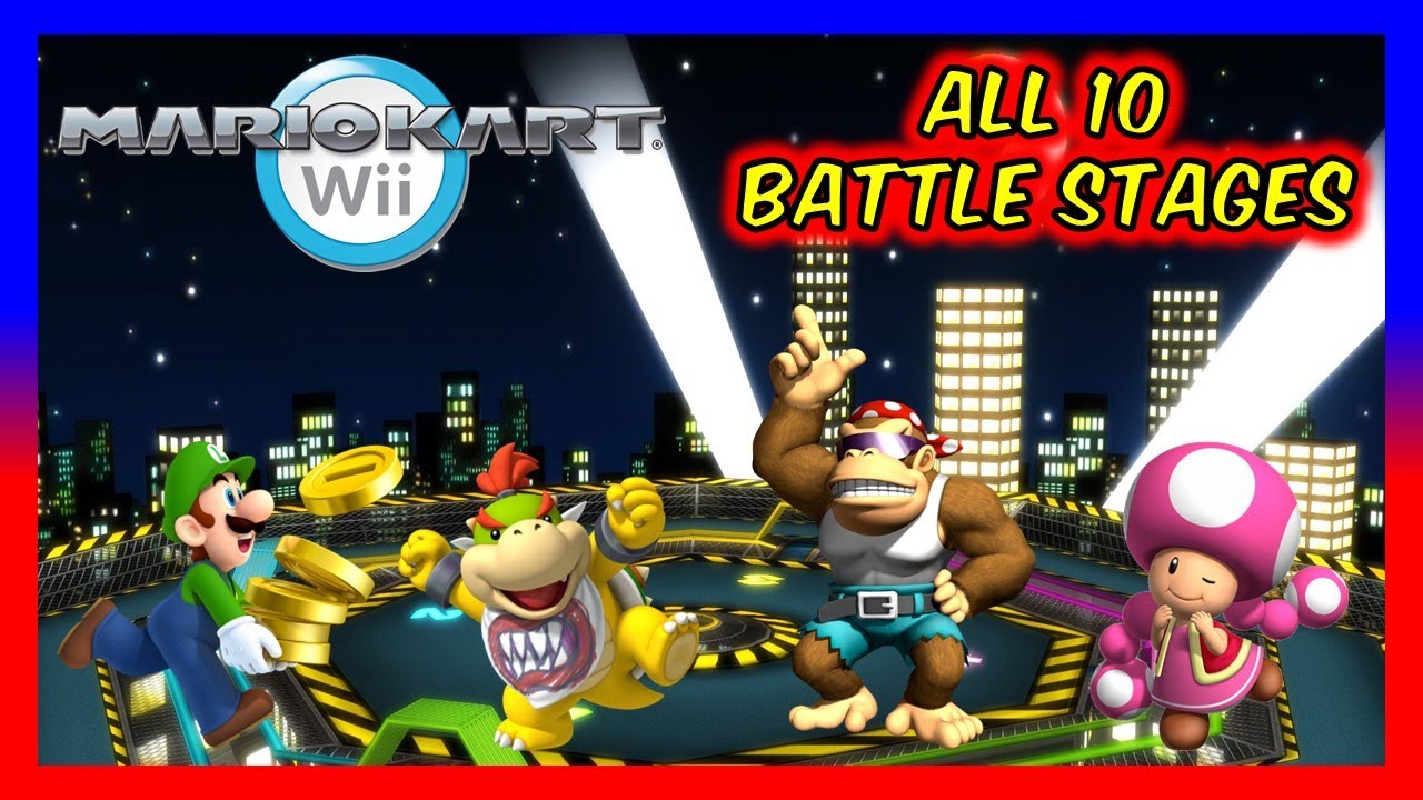 Mario Kart Wii - Coin Runners (4 Players) - All Stages