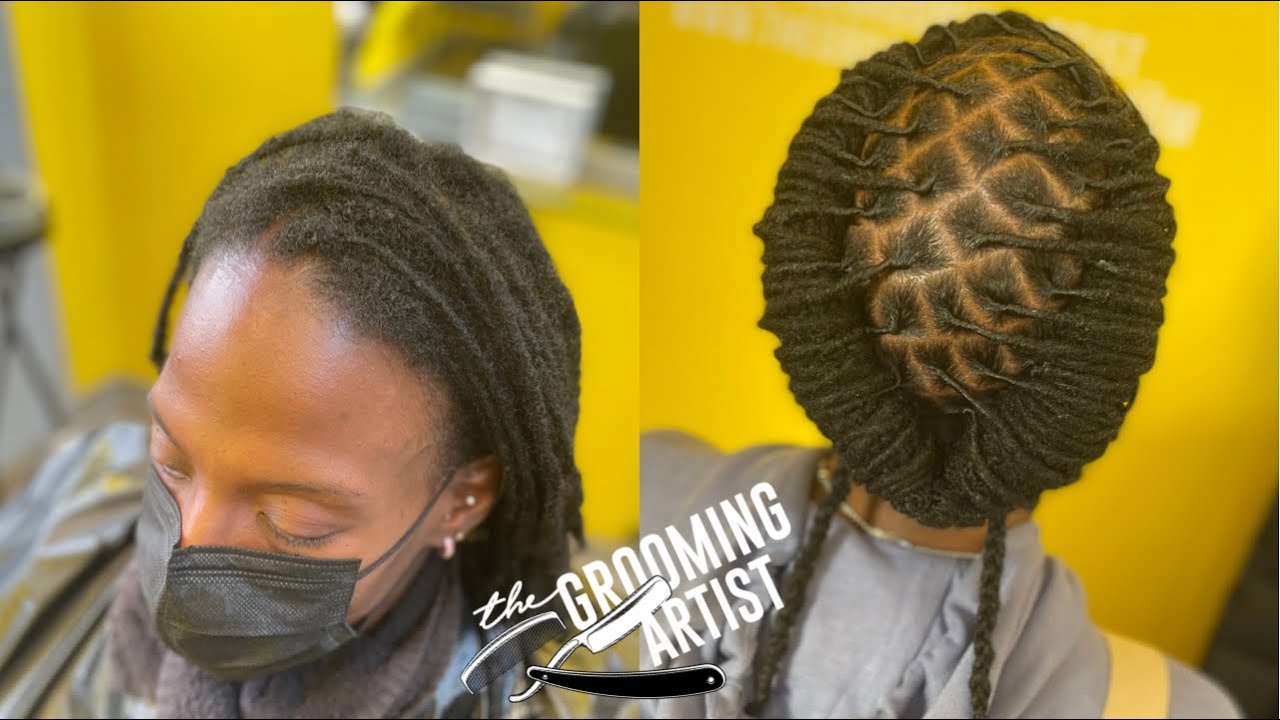 Retwist & Barrel Braids Tutorial | Follow @Thegroomingartist_ on IG