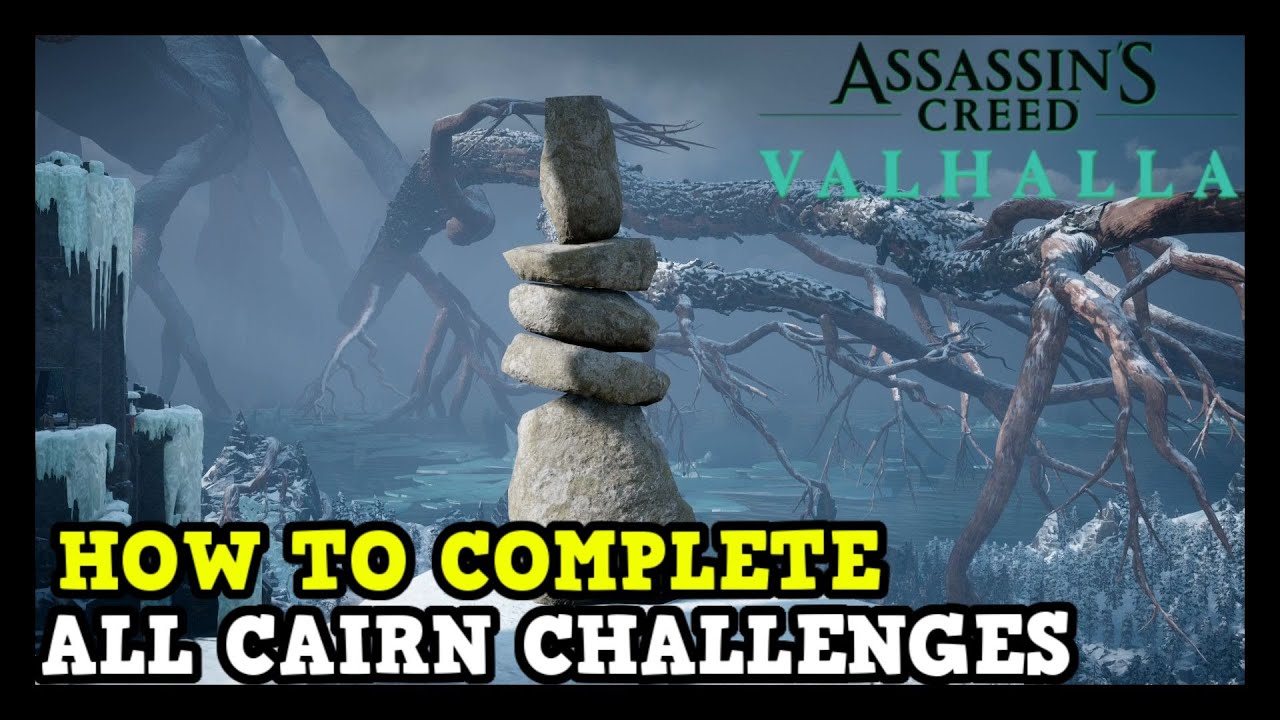 Assassin's Creed Valhalla How to Complete All Cairn Locations (Rock Stacking Challenges)