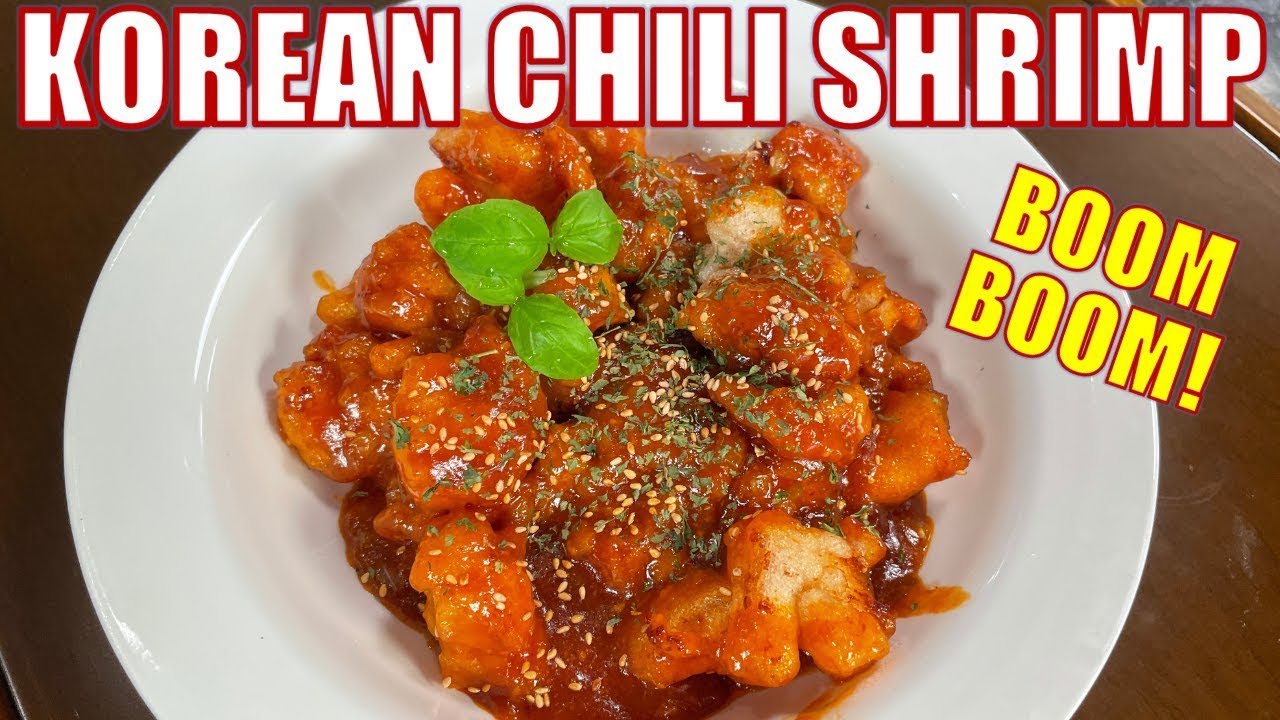 Quick and Easy Korean Chili Shrimp! | Gochujang Fried Shrimp | 새우깐풍기😋😍