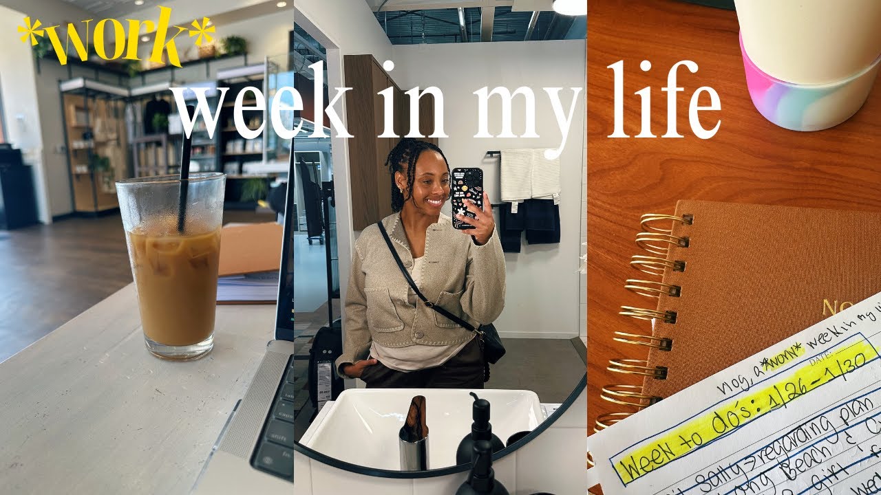 chaotic work week in my life | tech issues, neck pain & pushing through