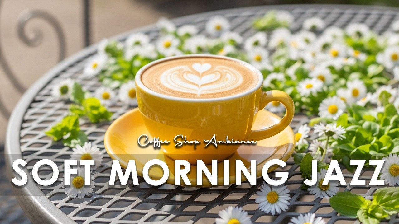 Soft Morning Jazz 🎶 Smooth Bossa Nova Instrumental & Relaxing Jazz Cafe Music for Relaxing