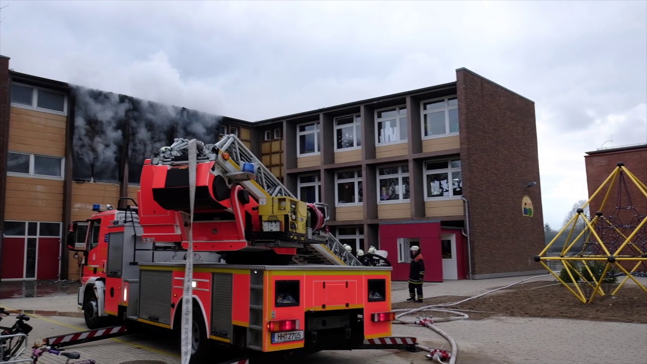 Feuer in der Grundschule Eckerkoppel