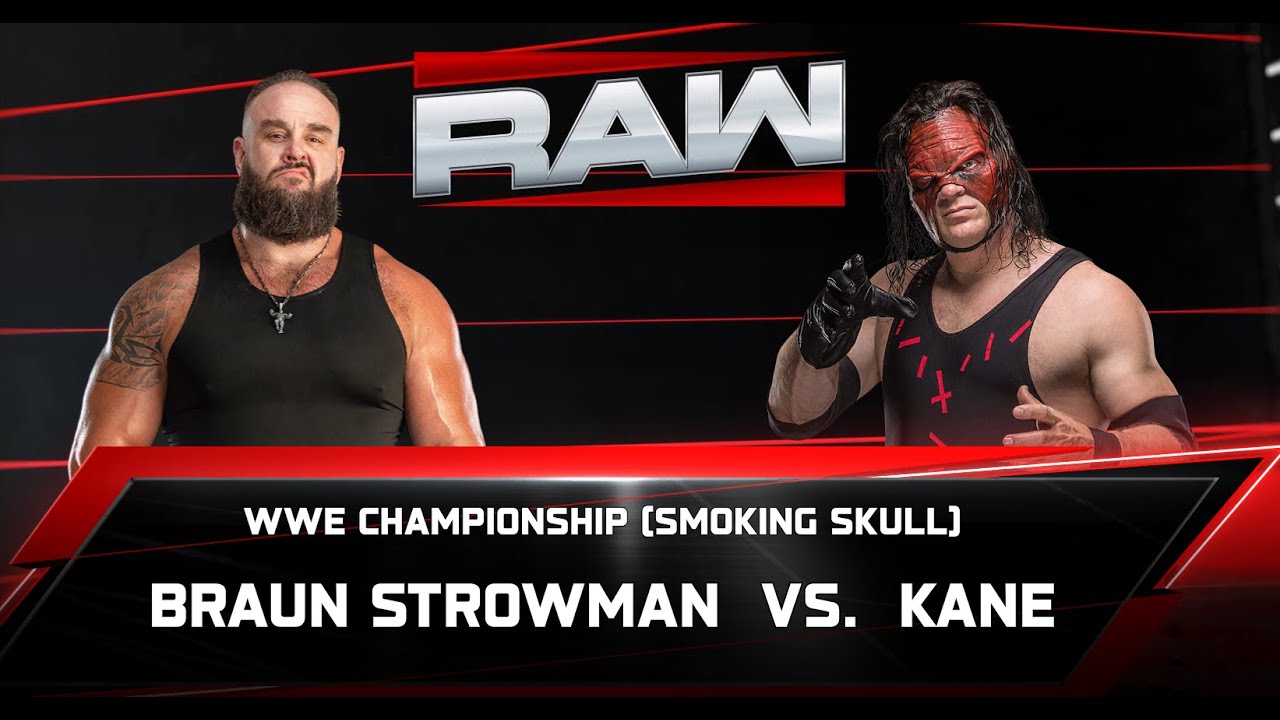 Braun Strowman vs Kane 🔥 Extreme Rules Match | WWE Skull Championship | WWE 2K25