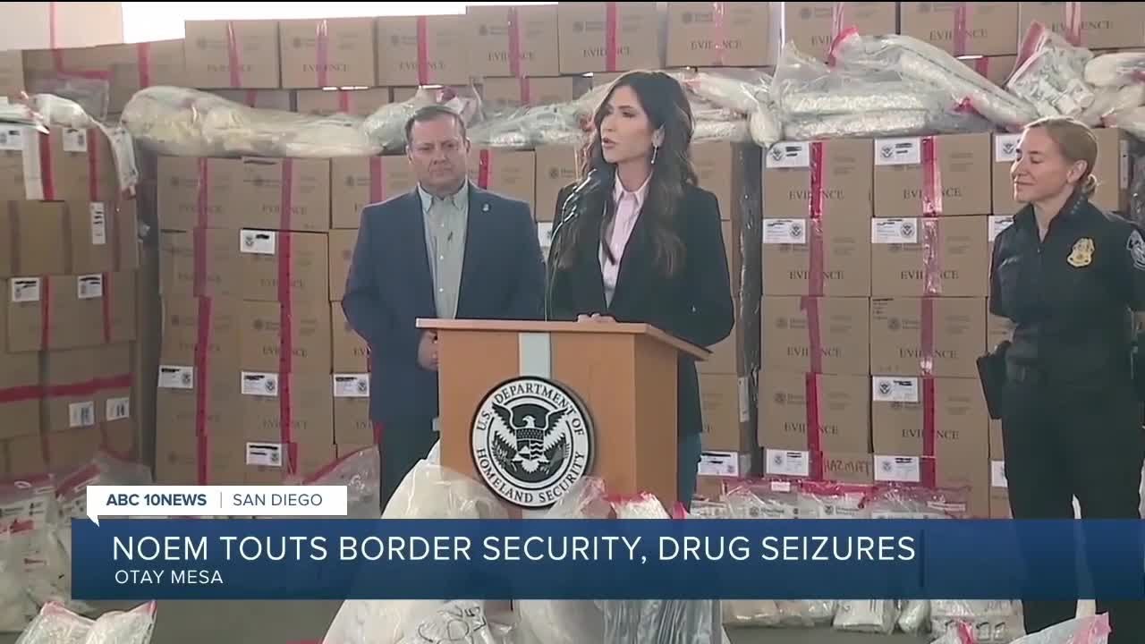 Kristi Noem visits San Diego, touts border security efforts