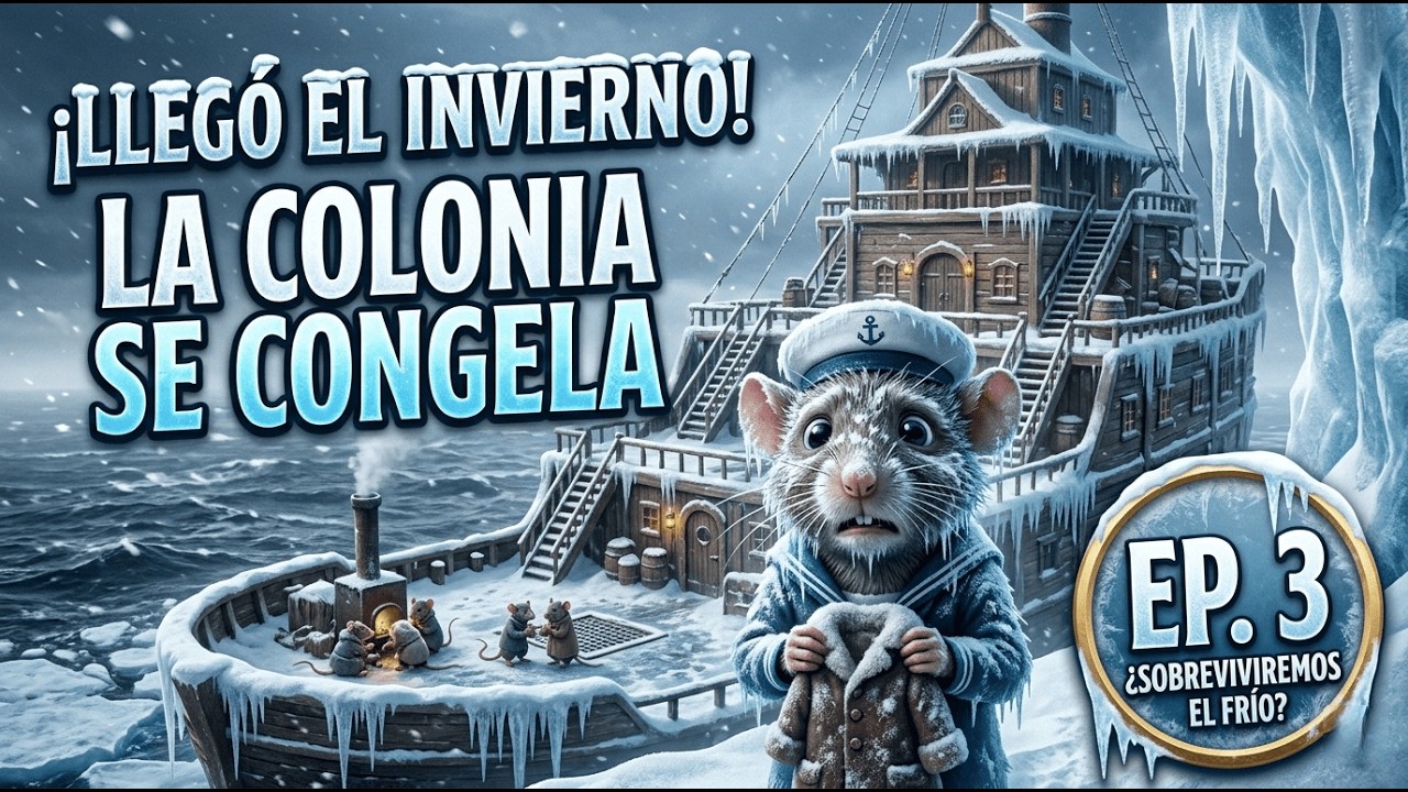 ¡LLEGÓ EL INVIERNO! ❄️ La colonia se congela | Whiskerwood Ep. #3
