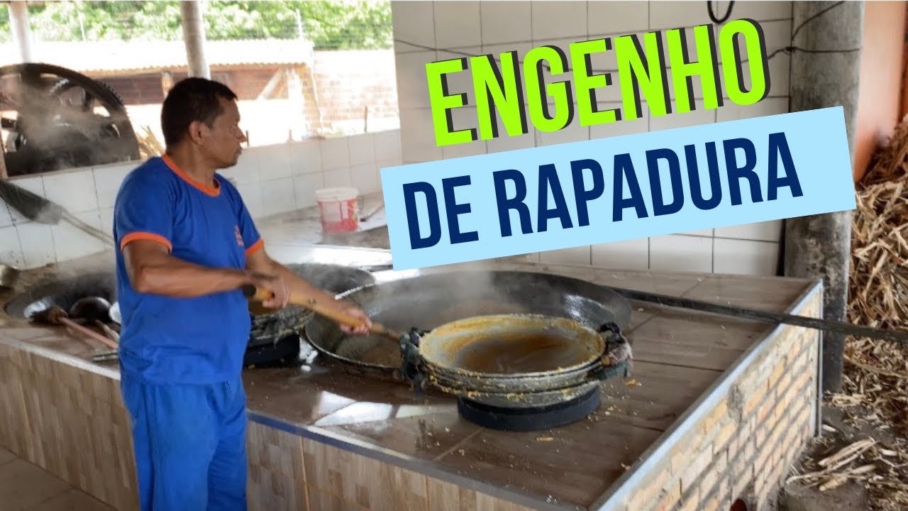 ENGENHO. PRODUÇÃO DE RAPADURA. AQUIRAZ-CE