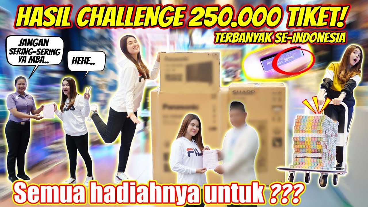 Hasil Tukar 250.000 Tiket Funworld!! Hadiahnya Luarrr Biasa Banget!! Super Berfaedah!!*No Clickbait*
