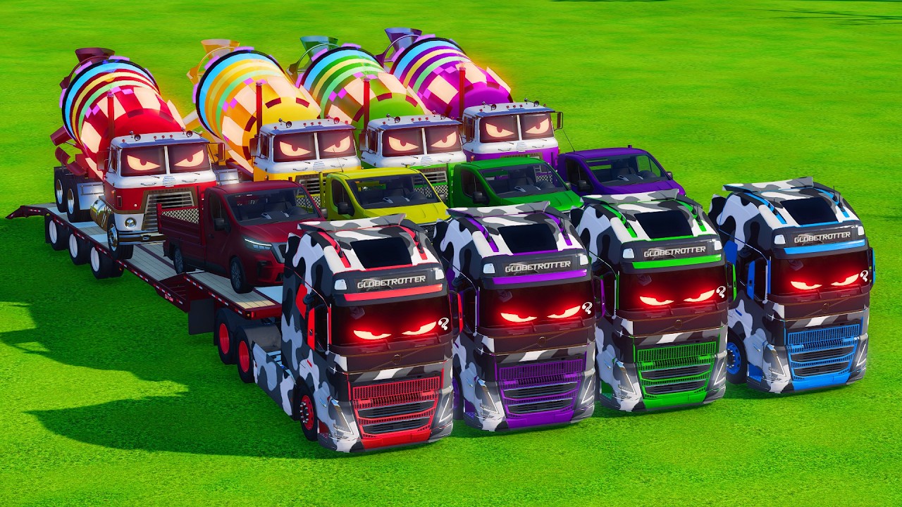 Transporting American Giant Trucks on a Crazy Mission! 🚛  Farming Simulator 22 #184
