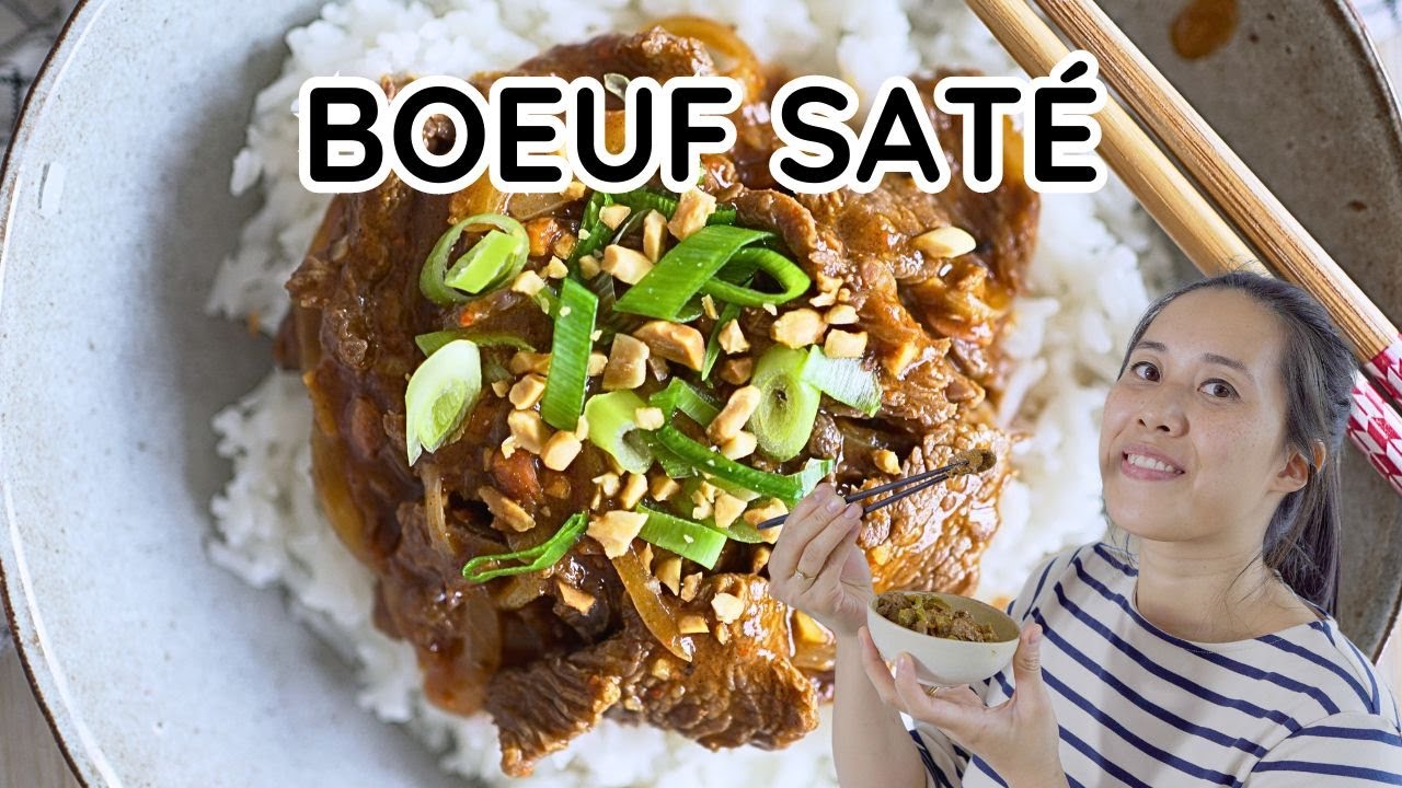 BOEUF AU SATÉ - INCROYABLEMENT SIMPLE ET PARFUMÉ ✨