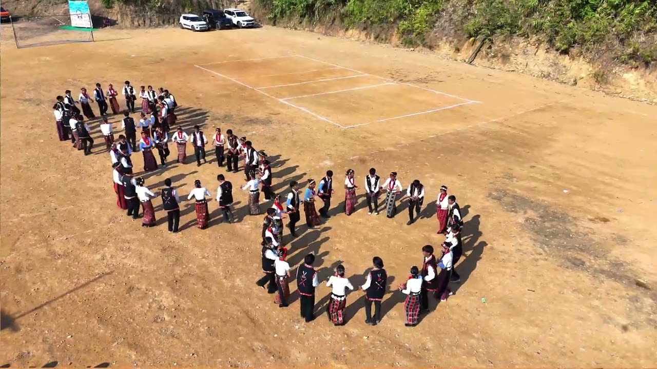MEGA DANCE BY ALL WANU STUDENTS’ UNION | Wancho Modern Dance - Tribal Culture 