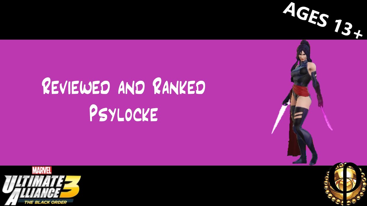 Обзор и рейтинг Psylocke Ultimate Alliance 3