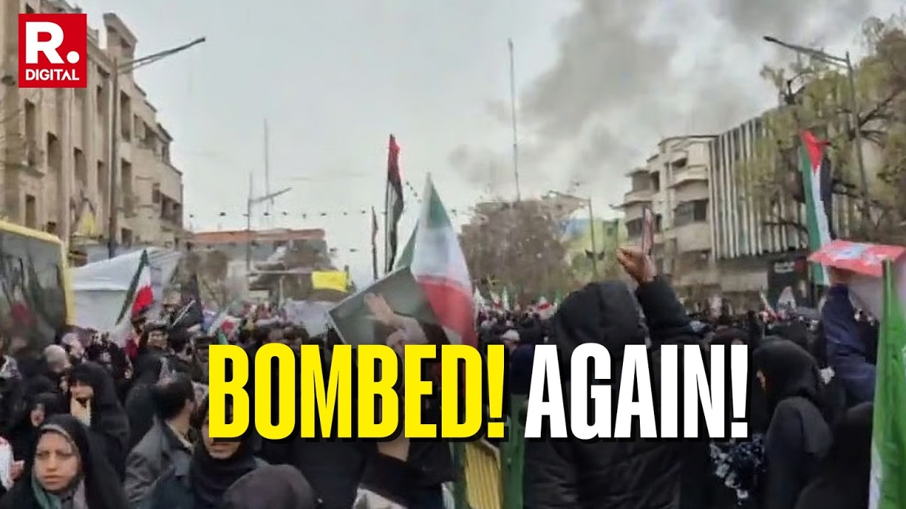 Israel Strikes Tehran Amid Quds Day Demonstrations | President Pezeshkian Joins Locals In Protests