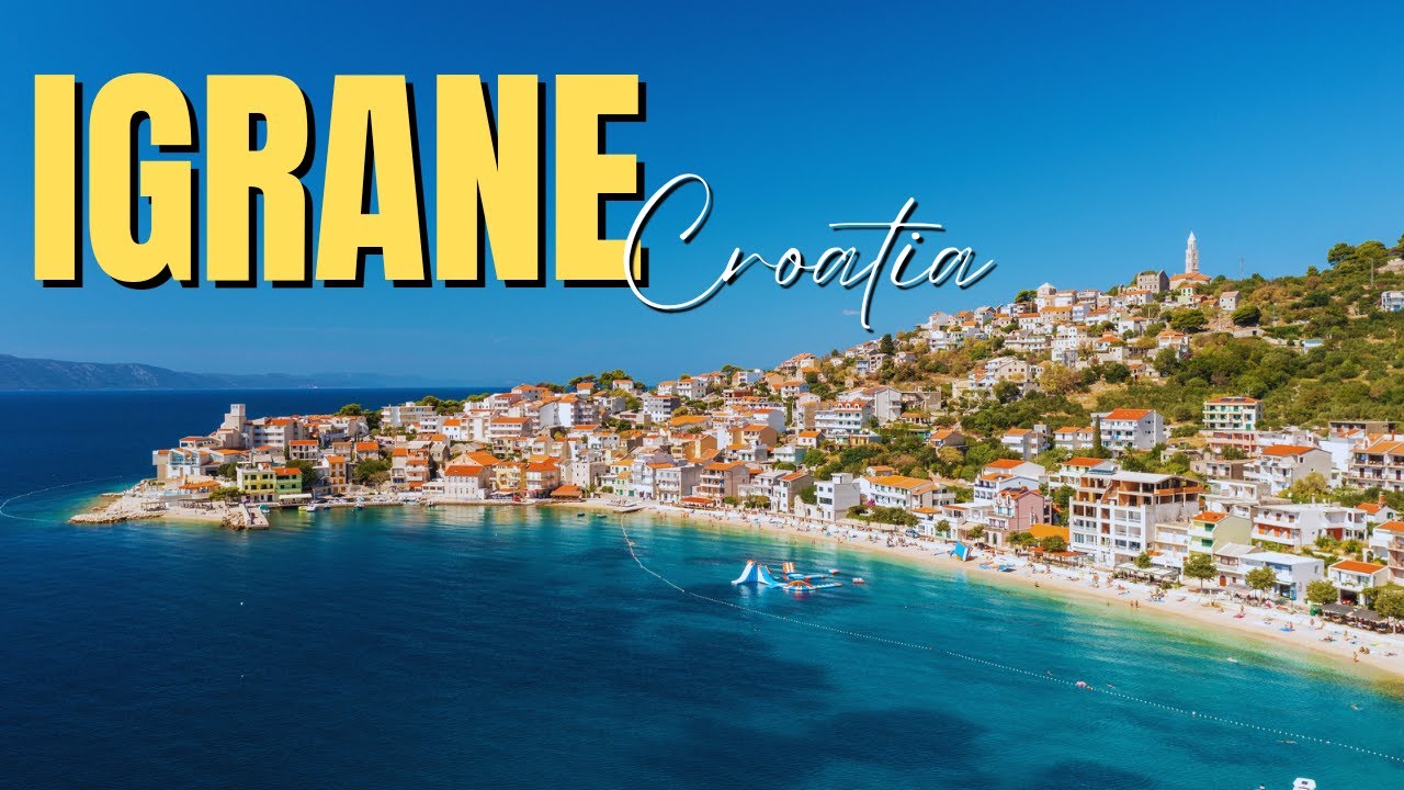 Igrane town in beautiful Makarska riviera, Croatia