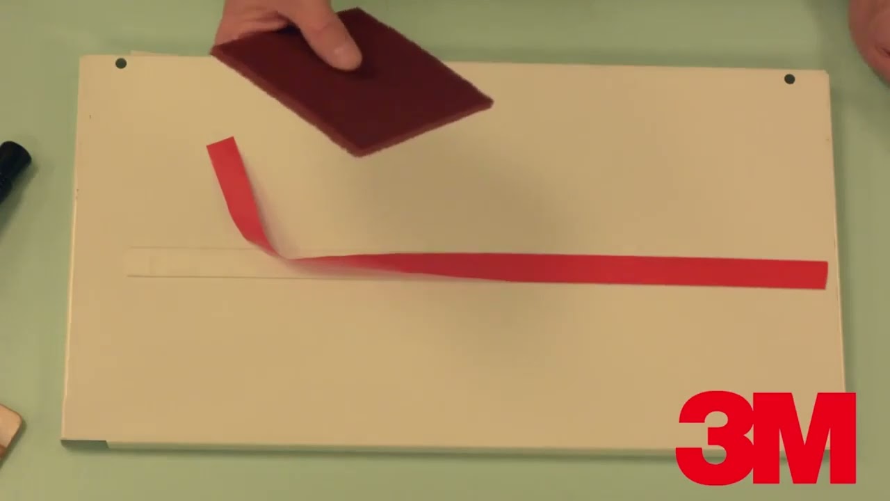 Двухсторонний скотч 3M&trade; VHB&trade;, два способа нанесения.