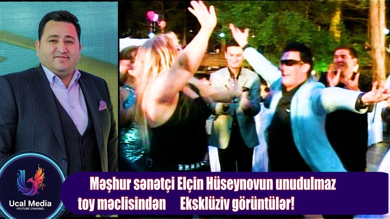 Heç Yerdə Görülməyən Kadrlar! Elçin Hüseynovun Toyundan Özəl Görüntülər