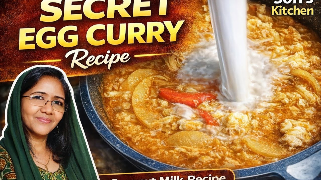 Secret Egg Curry Recipe | Creamy Coconut Milk Thin Potato Egg Curry||Special Mixed| Sofi’s Kitchen