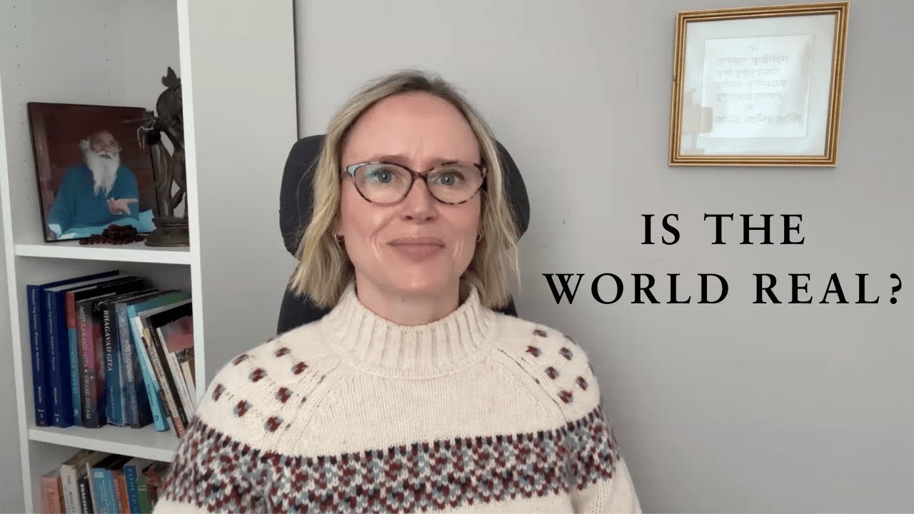 Ясные учения: существует ли мир? | Взгляд с точки зрения философии йоги #недвойственность #адвайта