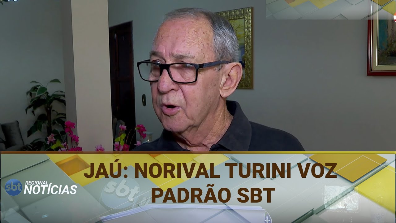 VOZ PADRÃO: TURINI ERA O NARRADOR OFICIAL DO SBT EM JAÚ (23/08/2024)