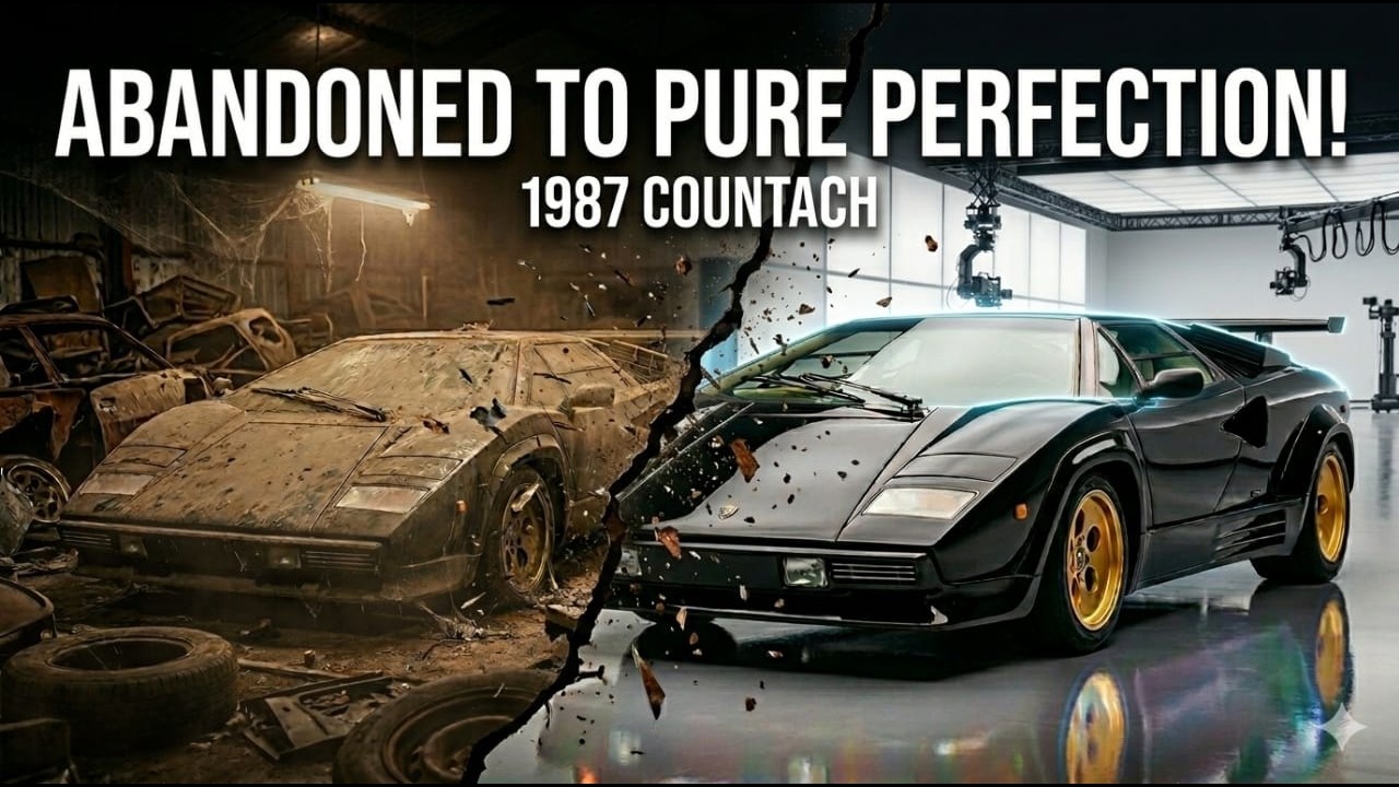 I Found a Rusted Lamborghini Countach… Then This Happened 🤯🔥