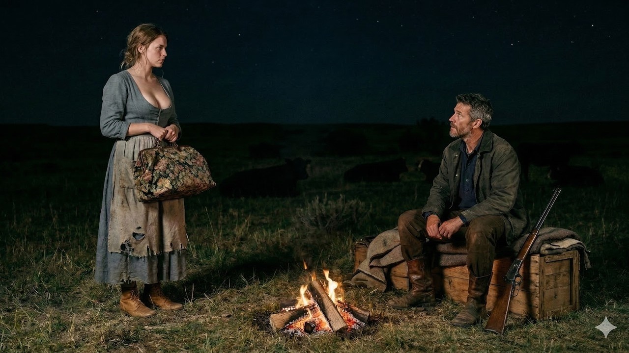 “A Quiet Night by the Campfire 🔥 | Two Strangers Share Secrets Under the Endless Stars 🌙 Cinematic