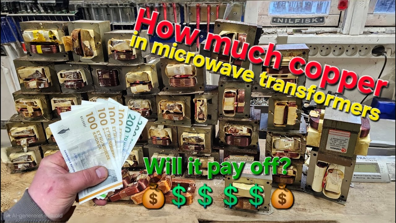 Scrapping for copper - How must $$$ - Transformers from microwaves