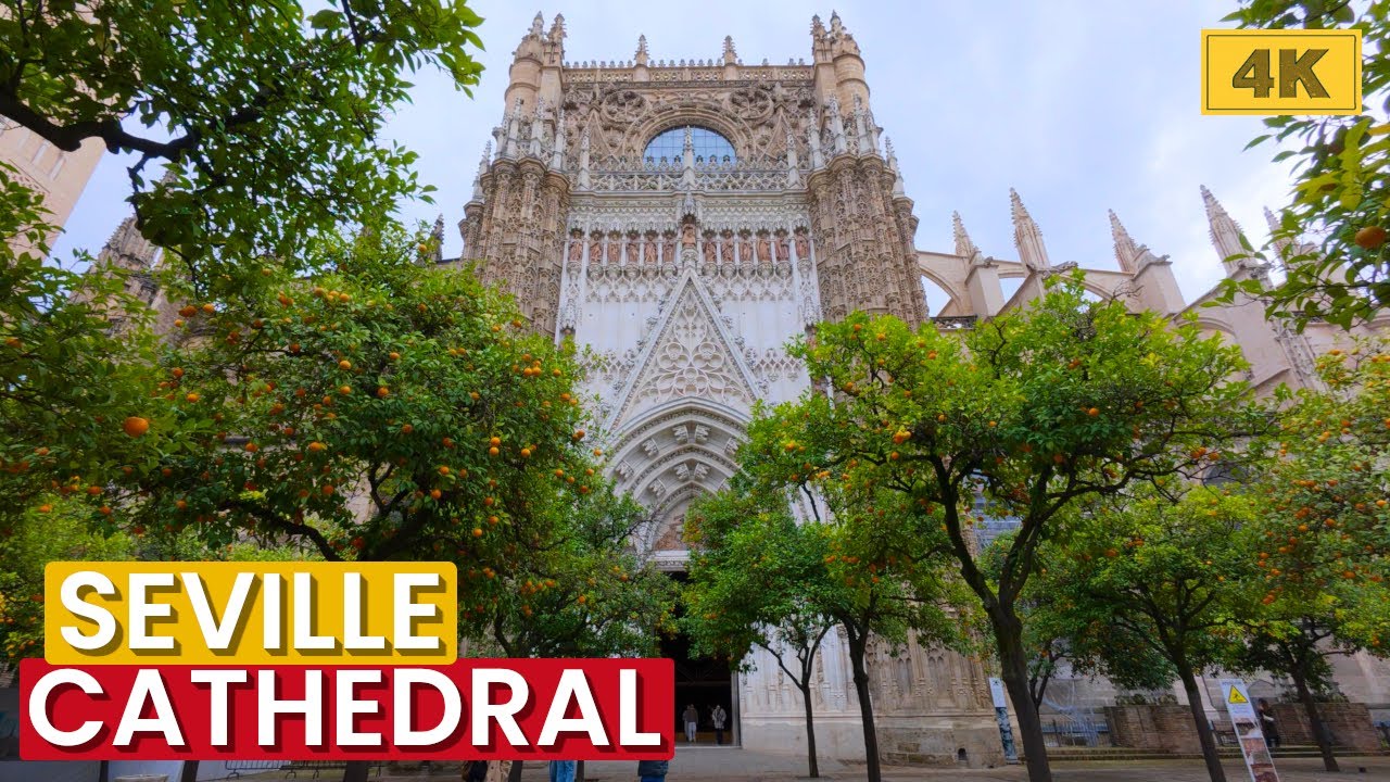 On the roof of this HUGE Church (4K Seville Walking Tour) #walkingtour #walking #walk #sevilla #4k