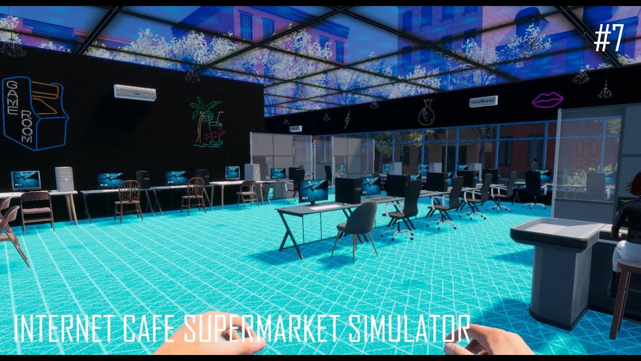 ПОЛНОСТЬЮ ОБНОВИЛИ ДИЗАЙН КЛУБА!!! (Internet Cafe Supermarket Simulator)