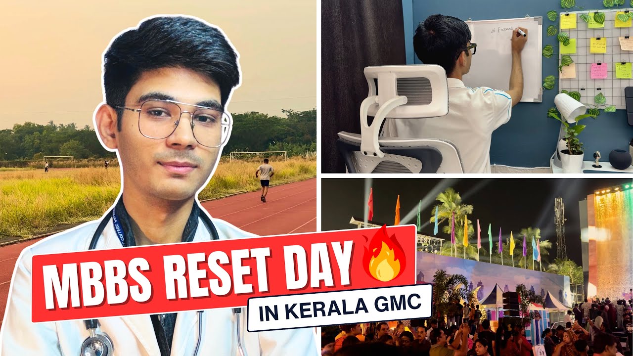 My MBBS Reset Day | Sunday Routine in Kerala GMC Palakkad [Study, Fest & Life]