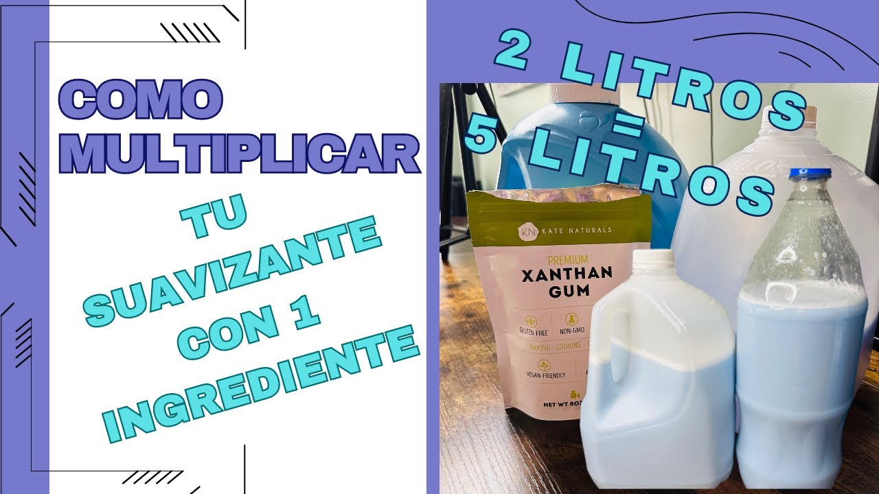 COMO MULTIPLICAR EL SUAVIZANTE DE ROPA