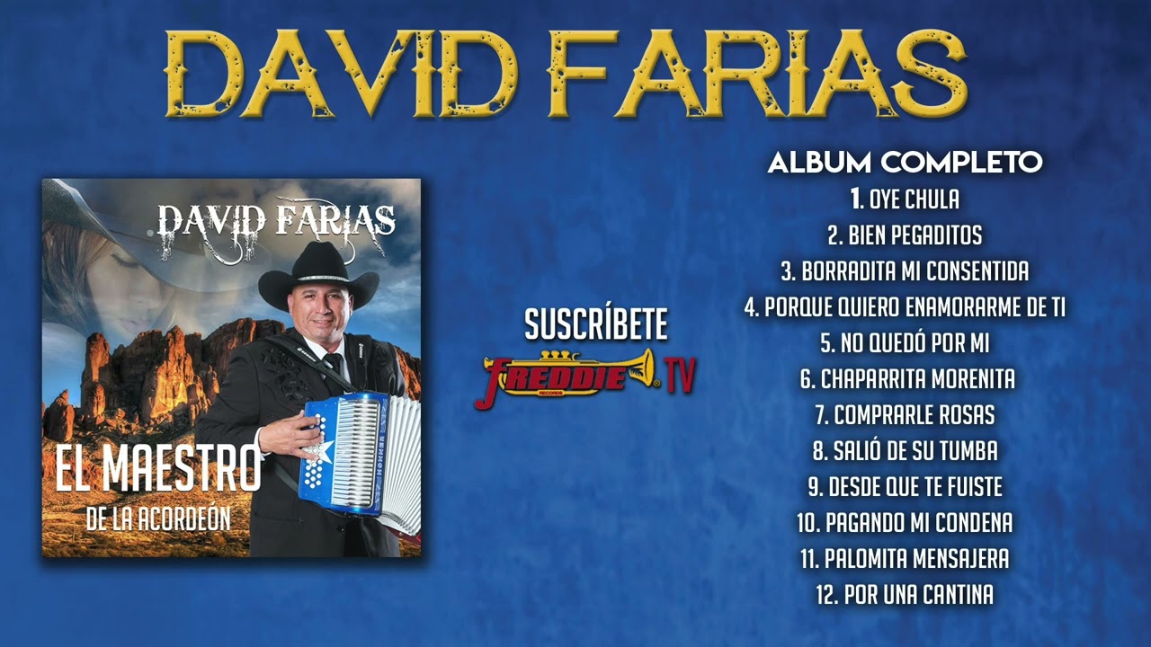 David Farias - El Maestro De La Acordeon (Album Completo)