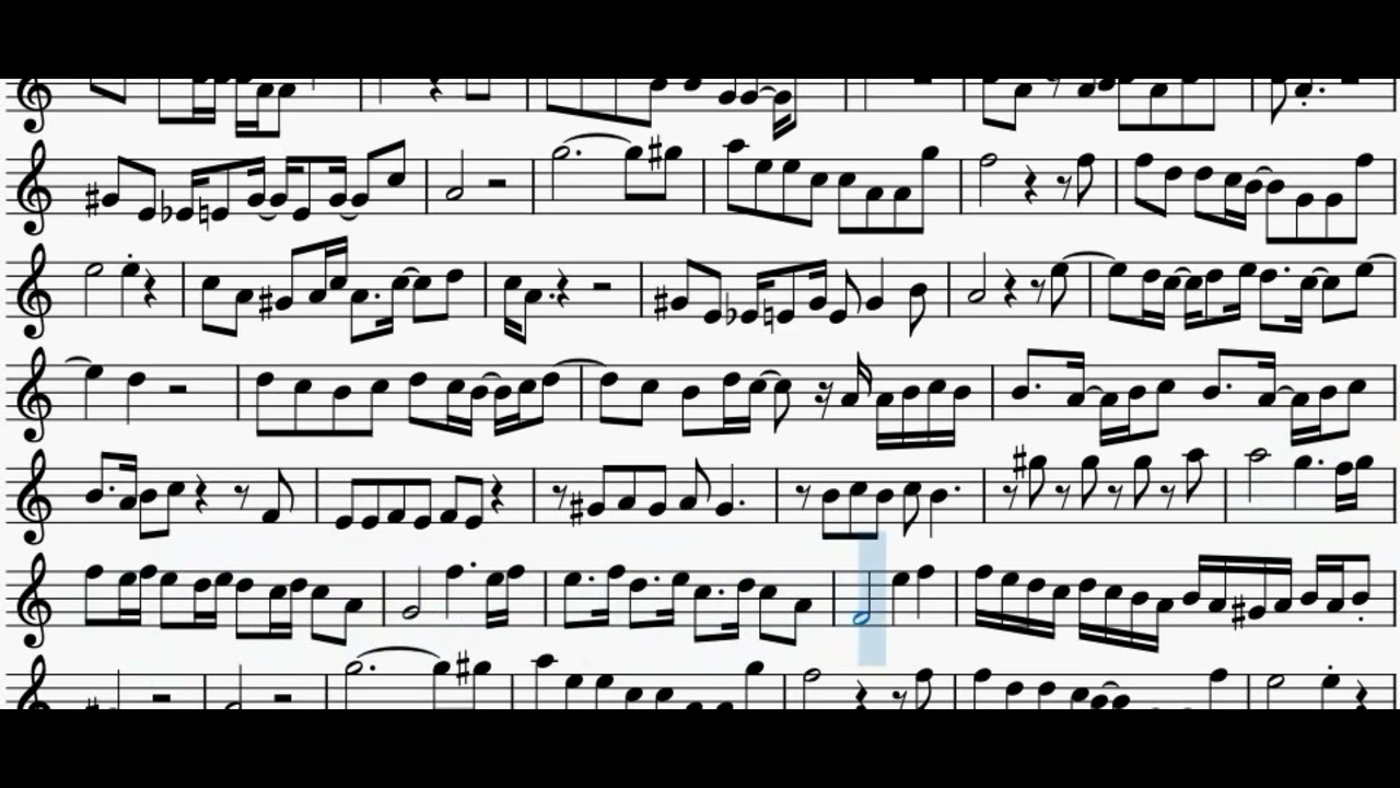 Love to hate you   Erasure TENOR saxophone notes sheets Bb