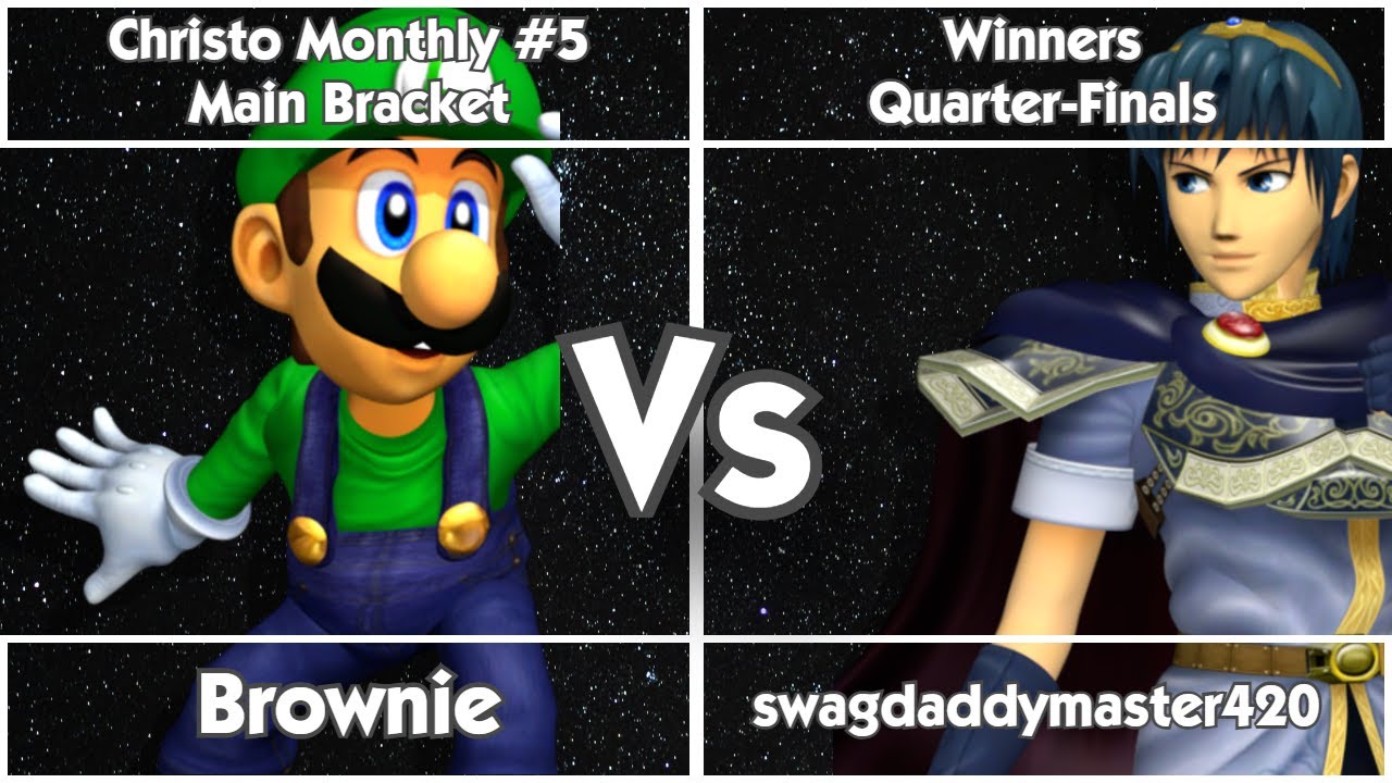Christo Monthly #5 -  Brownie (Luigi) Vs. swagdaddymaster420 (Marth)