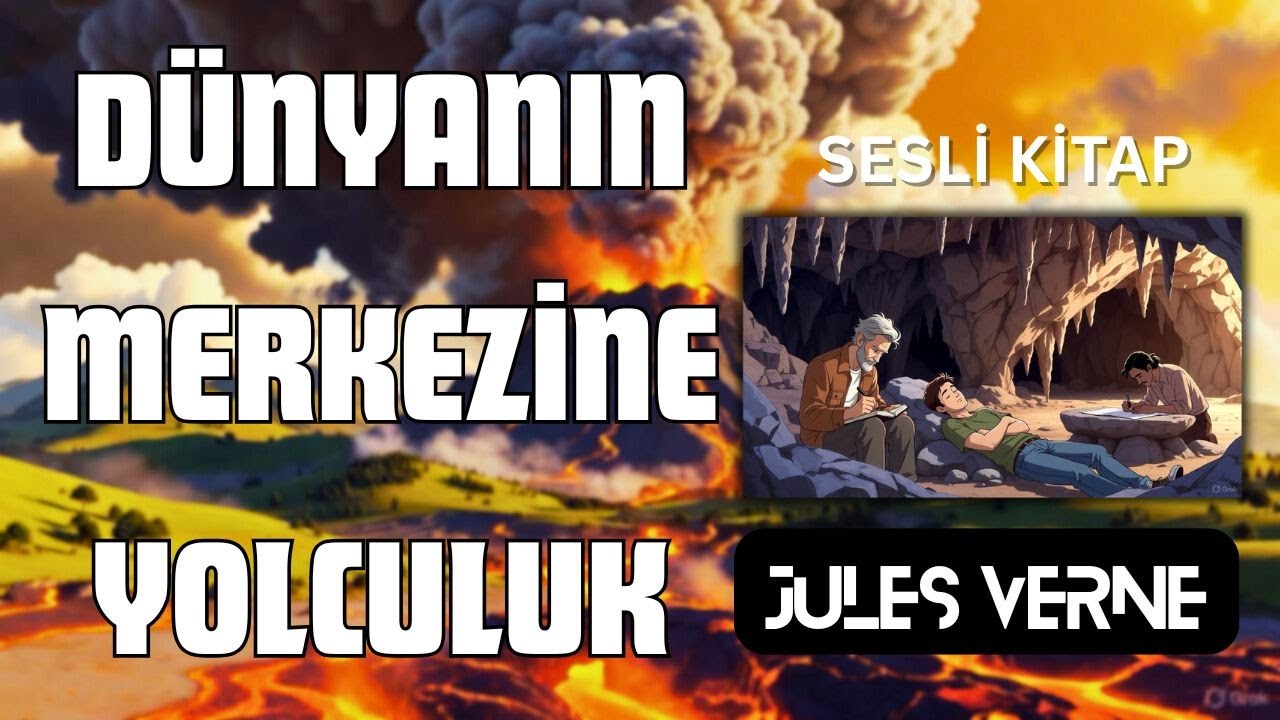 DÜNYANIN MERKEZİNE YOLCULUK - Jules VERNE | SESLİ KİTAP | MEB 100 TEMEL ESER | ESKİMEYEN KİTAPLAR