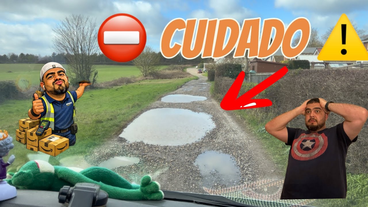 🥴 A VAN  ESTAVA LIMPINHA😩😩MUITOS BURACOS NA ROTA🥴
