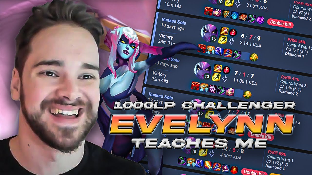 This Rank 1 Evelynn Teaches Me The Perfect Early Evelynn Start ft. Kevy