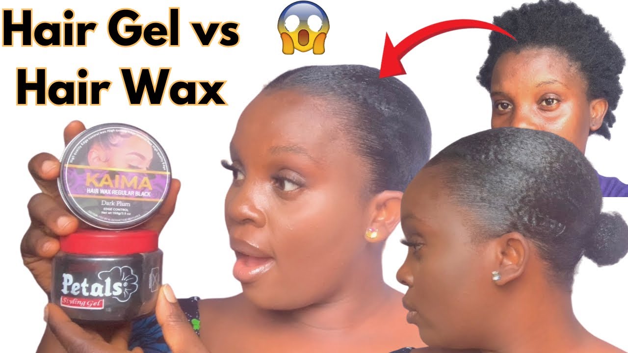 GEL Vs WAX ON 4C NATURAL HAIR | OMG 😱 THIS HAPPENED‼️