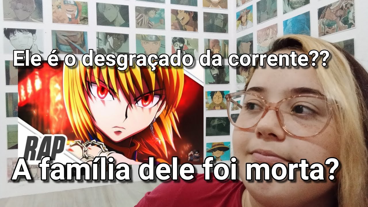 REACT do Rap do Kurapika (Hunter X Hunter) - Olhos Carmesim | Basara
