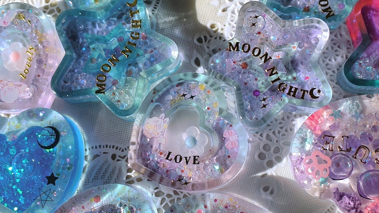 (eng)두가지 워터색이 빛나는 신비한 쉐이커 만들기[레진공예]