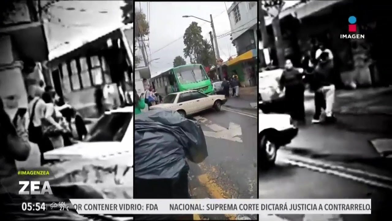 Chofer de transporte público protagoniza riña en Cuajimalpa | Noticias con Francisco Zea
