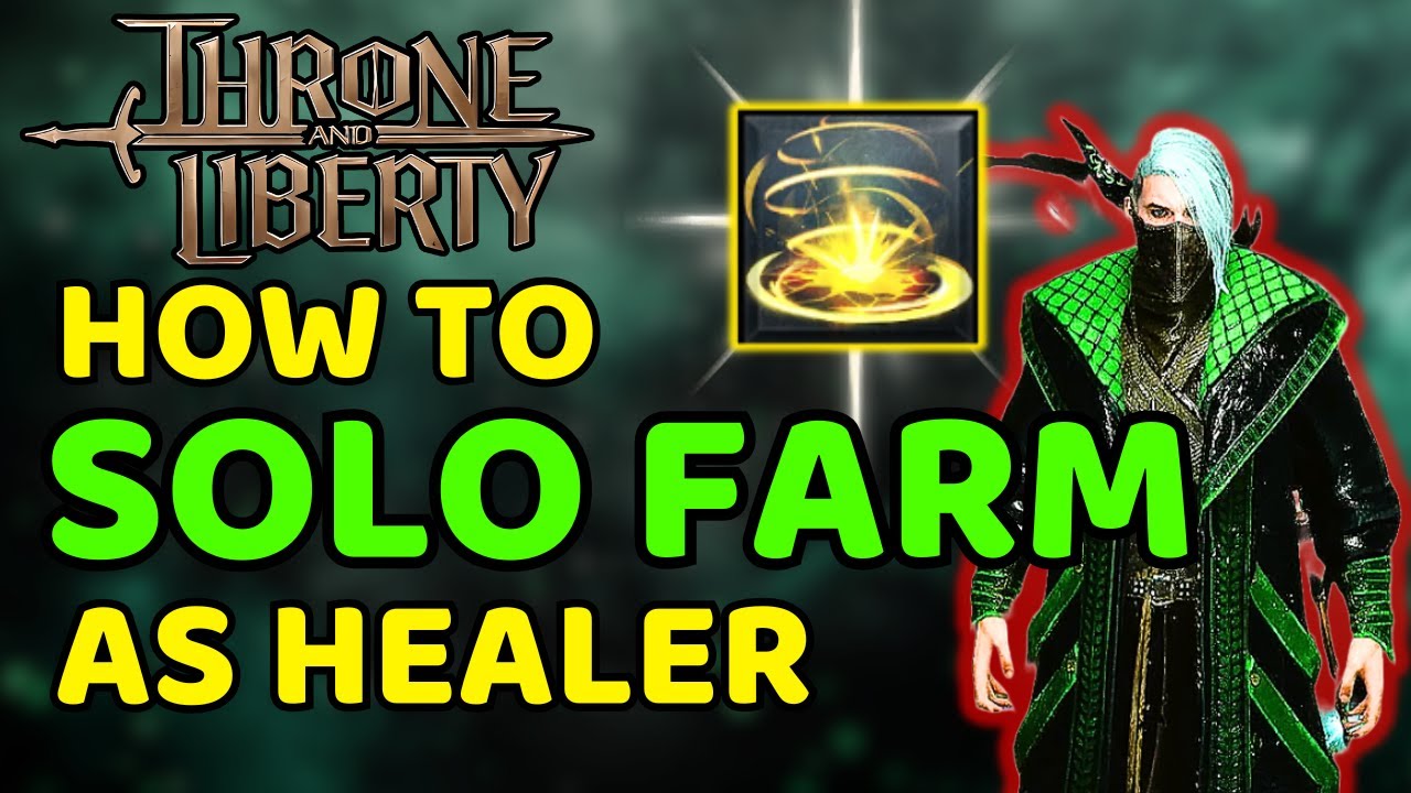Healer SOLO FARM PVE Guide | Bow/Wand | Throne and Liberty