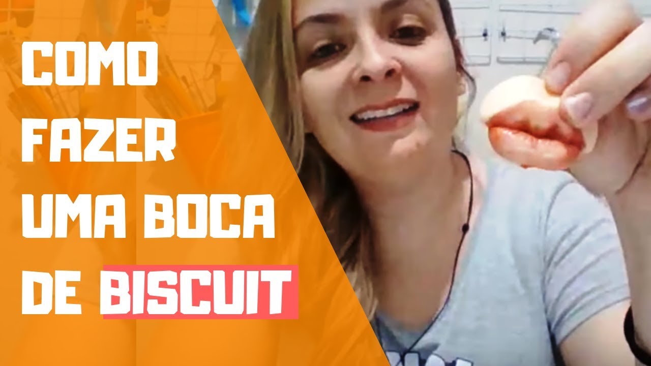 Como Fazer Boca de Biscuit Realista