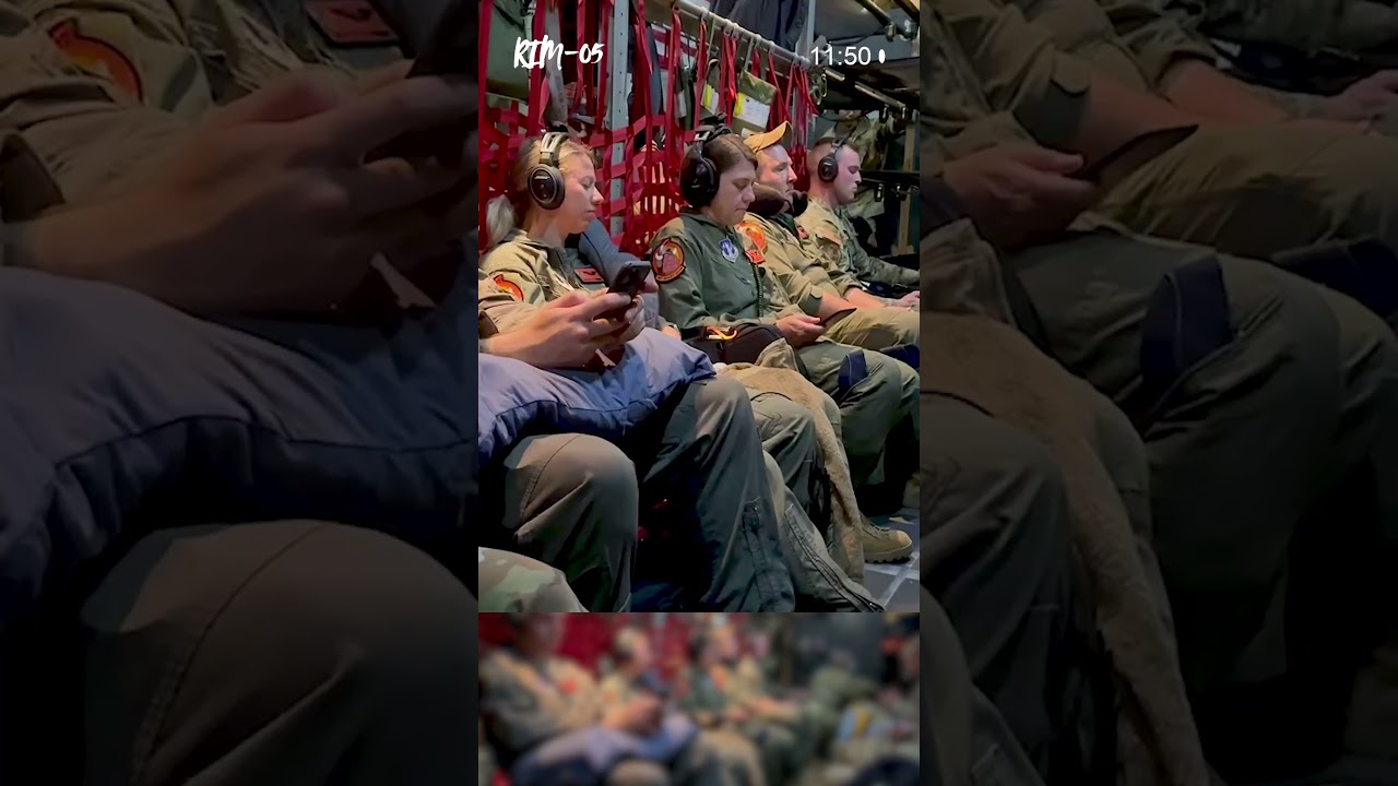 U.S. Air Force C-130 Hercules inside