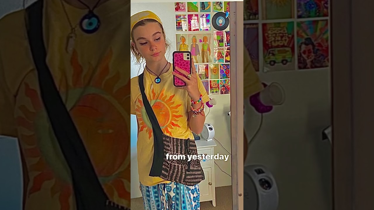 Hippie aesthetic outfits inspo 🧿🧃🍓✨🌙🎸