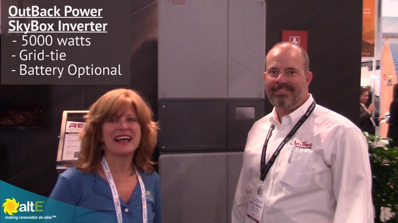 Outback Power Introduces their new inverter, SkyBox at SPI2016